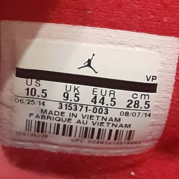 Jordan Spizike Wolf Grey sneakers, Size 10½ - Picture 9 of 9